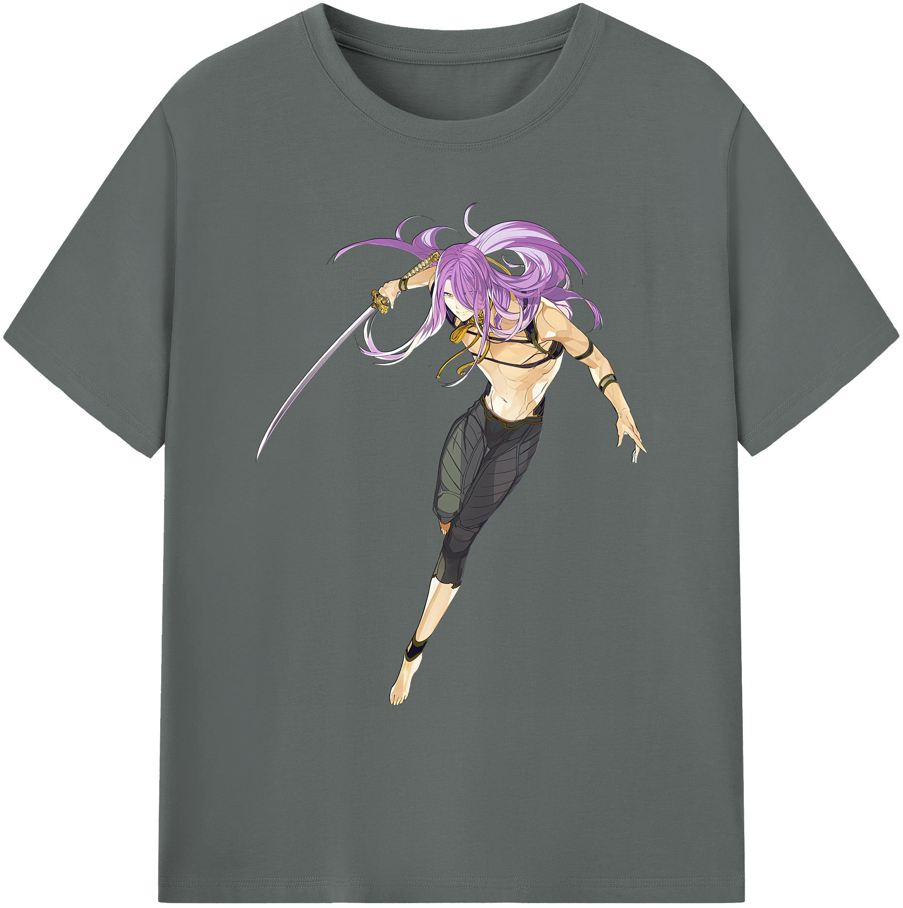 （画像用） 刀剣乱舞 Touken Ranbu 綿100％ メンズ半袖Tシャツ｜肌触りやわらか＆通気性